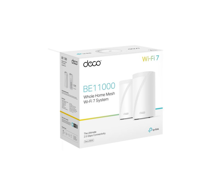 TP-Link Домашня Mesh Wi-Fi система (2 шт в компл), Deco BE65(2-pack) TP-LINK