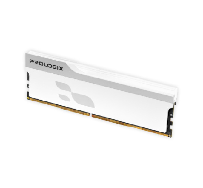 Prologix Модуль пам'яті для комп'ютера DDR5 16GB 6000 MHz Onyx White Prologix (PRO16GB6000YW5)