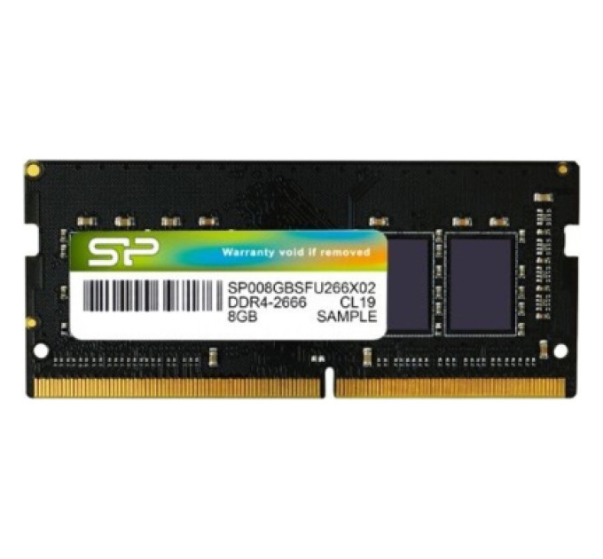 Silicon Power Модуль пам'яті для ноутбука SoDIMM DDR4 8GB 2666 MHz Silicon Power (SP008GBSFU266X02)