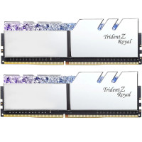 Модуль пам'яті для комп'ютера DDR4 32GB (2x16GB) 3200 MHz TridentZ RGB ROYAL Silver G.Skill (F4-3200C16D-32GTRS)