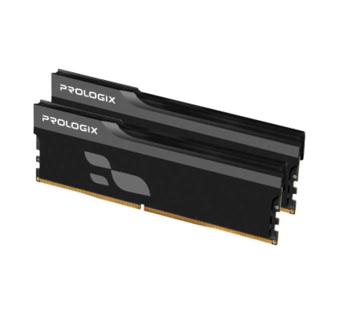 Prologix Модуль пам'яті для комп'ютера DDR4 16GB (2x8GB) 3200 MHz Onyx Black Prologix (PRO16GB3200YB4K)