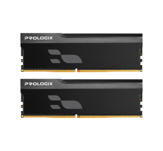 Prologix Модуль пам'яті для комп'ютера DDR4 16GB (2x8GB) 3200 MHz Onyx Black Prologix (PRO16GB3200YB4K)