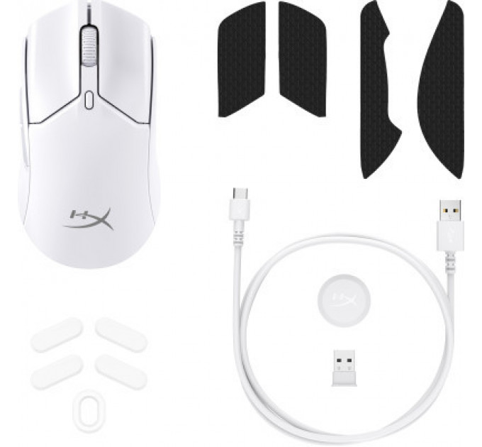 Мишка HyperX Pulsefire Haste 2 Mini Wireless White (7D389AA)