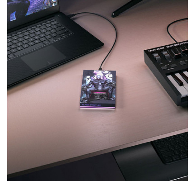 Зовнішній жорсткий диск 2.5" 2TB King of Wakanda FireCuda Gaming Drive Seagate (STLX2000400)