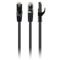Cablexpert Патч корд Cablexpert PP6A-LSZHCU-BK-5M, S/STP, литий, 50u" штекер із фіксатором, 5,0 м, чорний