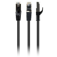 Патч корд Cablexpert PP6A-LSZHCU-BK-5M, S/STP, литий, 50u" штекер із фіксатором, 5,0 м, чорний