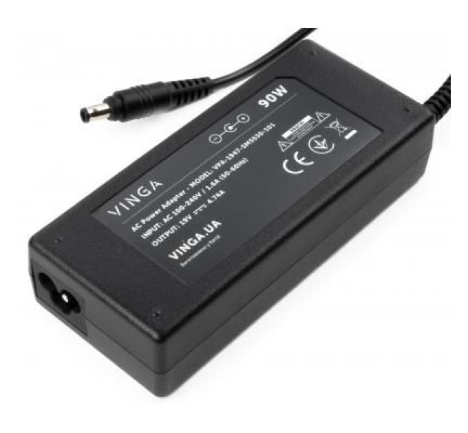 Vinga Блок живлення до ноутбуку Vinga Samsung 90W 19V 4.74А 5.5*3.0 (VPA-1947-SM5530-101)