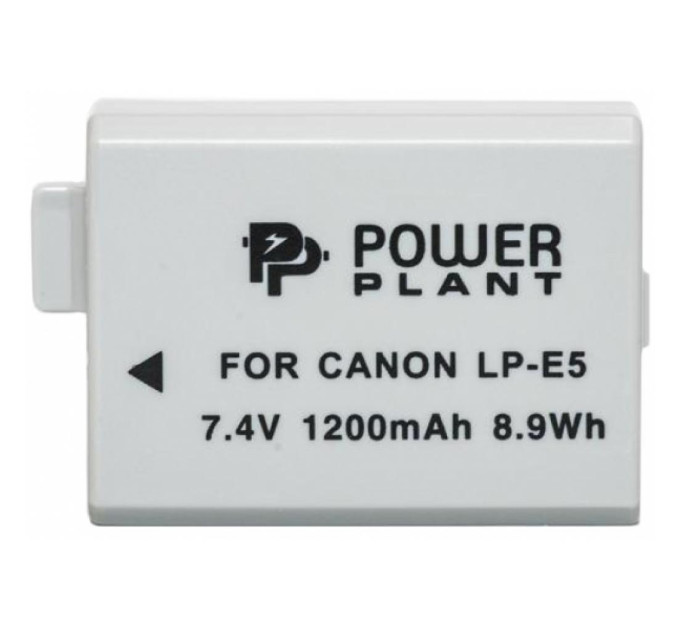 PowerPlant Акумулятор до фото/відео PowerPlant Canon LP-E5 (DV00DV1225)