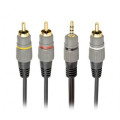 Cablexpert Аудіо-кабель Cablexpert CCAP-4P3R-1.5M, 3.5 мм. /3RCA стерео , довжина 1.5м.
