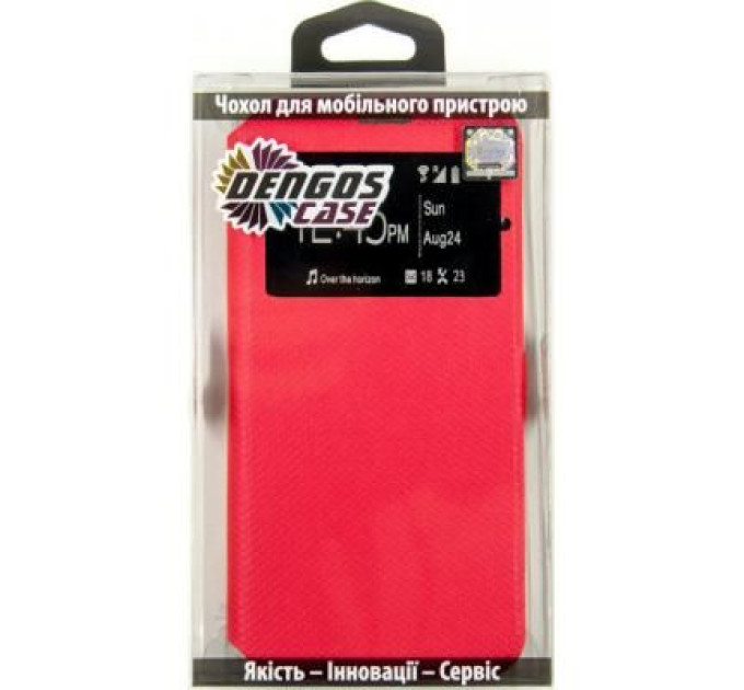 Dengos Чохол до мобільного телефона Dengos Flipp-Book Call ID Samsung Galaxy A31, red (DG-SL-BK-259) (DG-SL-BK-259)