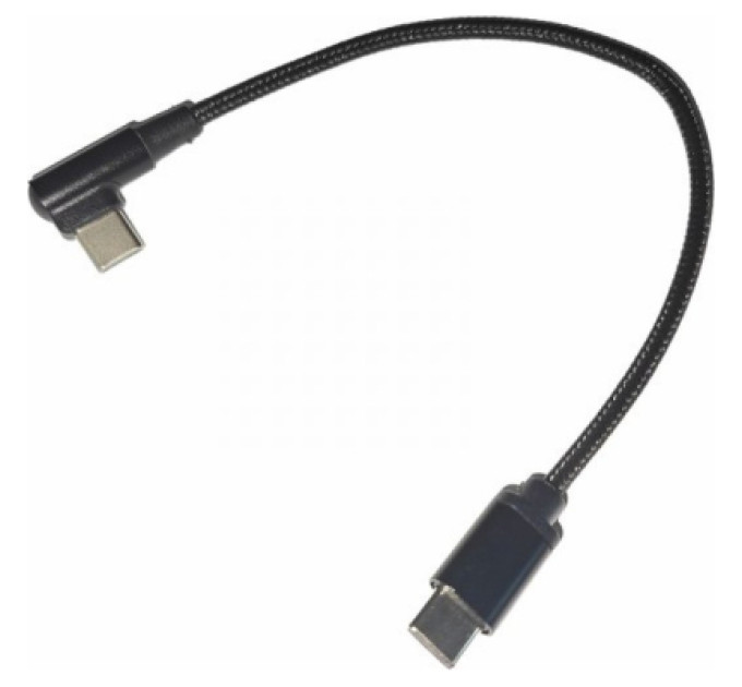 Cablexpert Кабель кутовий Cablexpert CC-USB2-CMCML-0.2M, USB 2.0 С-тато/С-тато, 0.2 м.