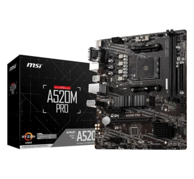 MSI Материнська плата MSI A520M PRO