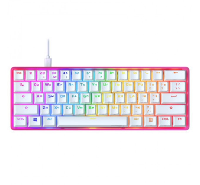 Клавіатура HyperX Alloy Origins 60 Pink (572Y6AA)