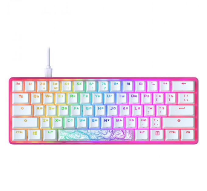 Клавіатура HyperX Alloy Origins 60 Pink (572Y6AA)