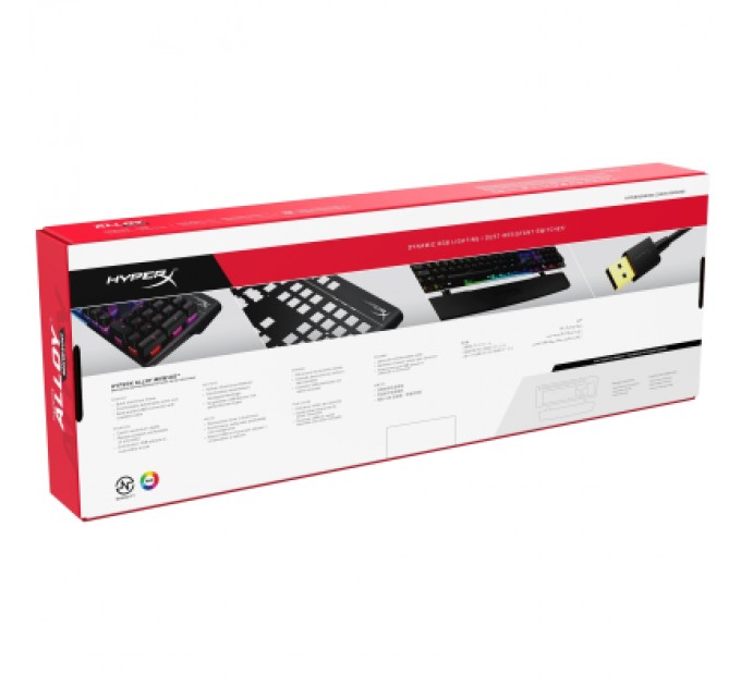 Клавіатура HyperX MKW100 Mechnical TTC Red (4P5E1AX)