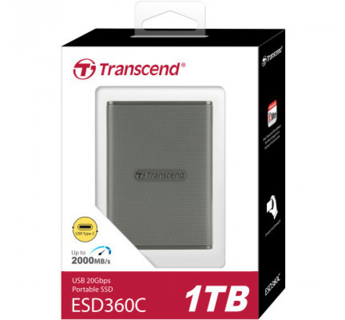 Накопичувач SSD USB 3.2 1TB ESD360C Transcend (TS1TESD360C)
