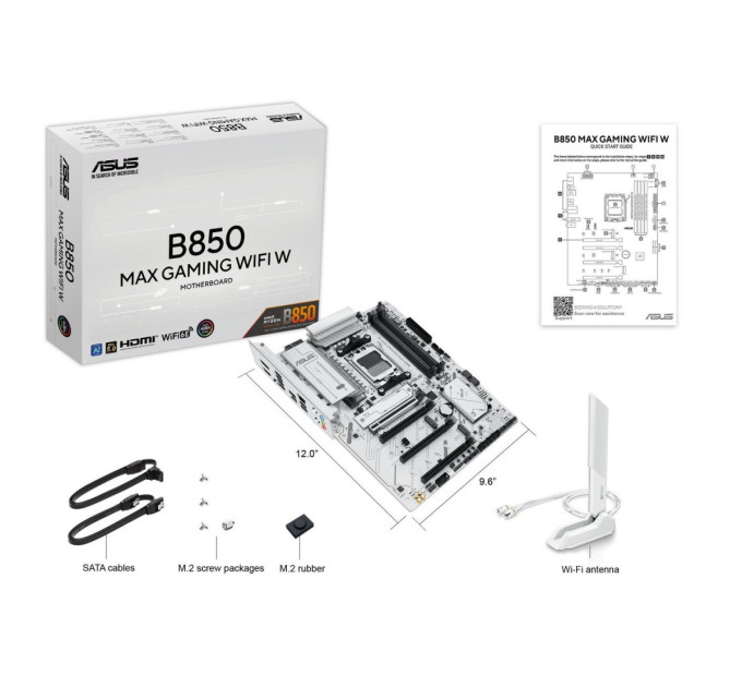 ASUS Материнська плата Asus B850 MAX Gaming WiFi W Socket AM5
