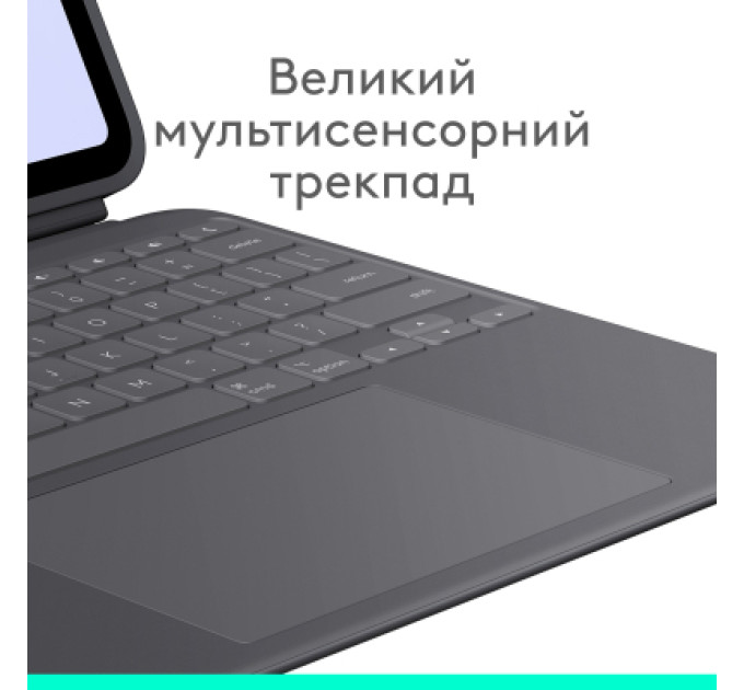 Logitech Чохол до планшета Logitech Combo Touch for iPad Pro 11-inch (M4) GRAPHITE - US (L920-012831)