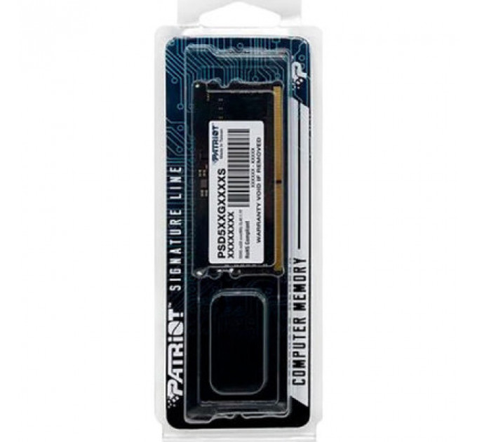 Модуль пам'яті для ноутбука SoDIMM DDR5 8GB 5600 MHz Patriot (PSD58G560041S)