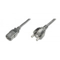 Digitus Кабель живлення C13 1.2m, black Digitus (AK-440110-012-S)