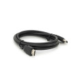 Merlion Кабель мультимедійний HDMI M to HDMI M 1.5m V1.4 black Merlion (YT-HDMI(M)/(M)HS-1.5m-5)