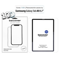 Скло захисне BeCover 10D Samsung Galaxy Tab A11 SM-X133/X135 8.7" Black (713934)