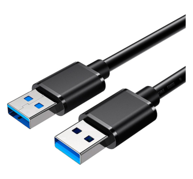 Essager Дата кабель USB 3.0 AM/AM 2.0m 5Gbps black Essager (EXCAA-YTD01)