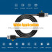 Essager Дата кабель USB 3.0 AM/AM 2.0m 5Gbps black Essager (EXCAA-YTD01)