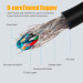 Essager Дата кабель USB 3.0 AM/AM 2.0m 5Gbps black Essager (EXCAA-YTD01)