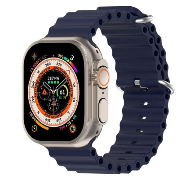 Armorstandart Ремінець до смарт-годинника Armorstandart Ocean Band для Apple Watch 42 (Series 11-10)/41/40/38 Deep Blue (ARM74235)