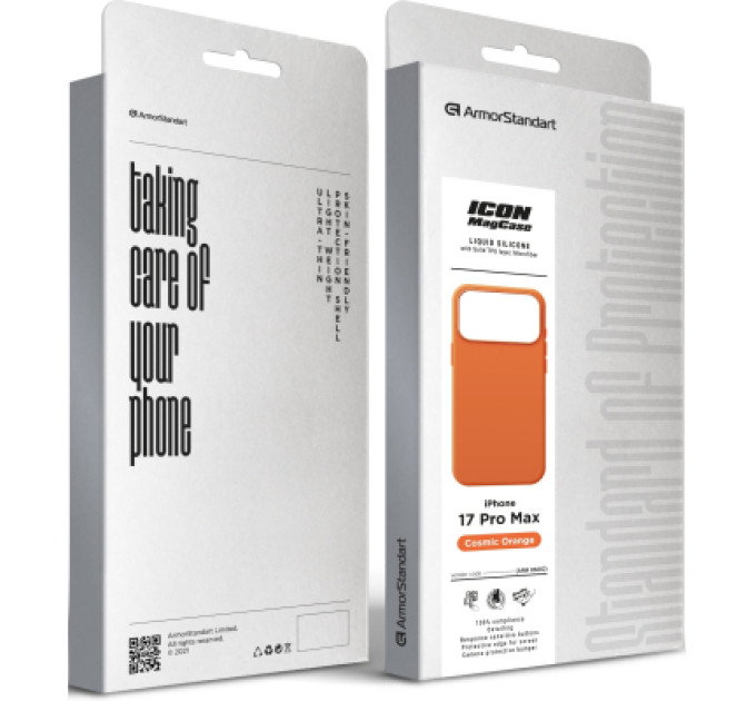 Armorstandart Чохол до мобільного телефона Armorstandart ICON2 MagCase Apple iPhone 17 Pro Max Cosmic Orange (ARM86682)