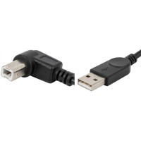 Кабель для принтера USB 2.0 AM/BM 1.0m 90 right Value (S0672)