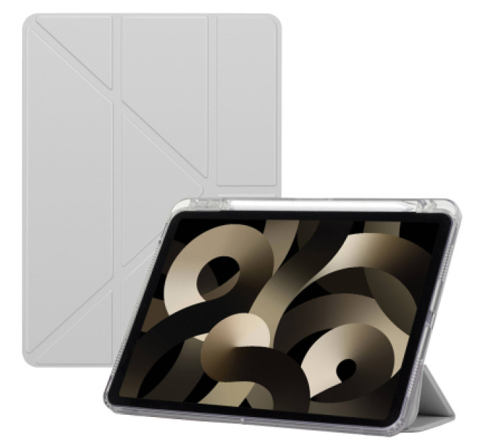 BeCover Чохол до планшета BeCover Ultra Slim Origami Transparent Apple iPad Air 11" M4 2026 Gray (715184)