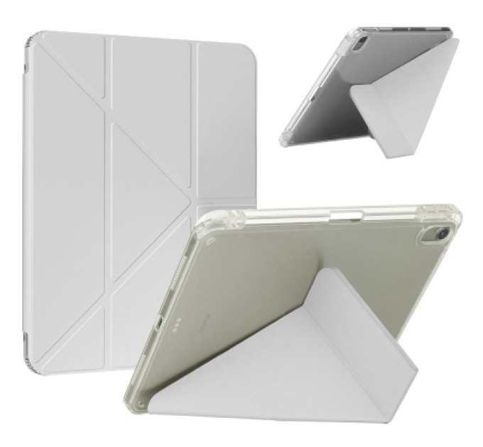 BeCover Чохол до планшета BeCover Ultra Slim Origami Transparent Apple iPad Air 11" M4 2026 Gray (715184)