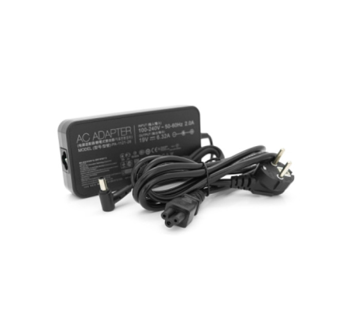 Merlion Блок живлення до ноутбуку Merlion ASUS 120W 19V 6.32А, 6.0*3.7 (38390 / LAS120/19-6.0*3.7)