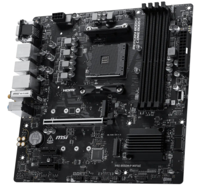 MSI Материнська плата MSI PRO B550M-P WIFI6E
