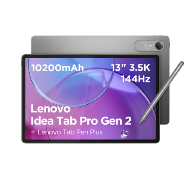 LENOVO Планшет Lenovo Idea Tab Pro (Gen 2) 8/256 Luna Grey + Case&Pen (ZAHD0526UA)