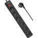 Defender Мережевий фільтр  DEFENDER (994950)DFS 153 3m 6 роз. black UA