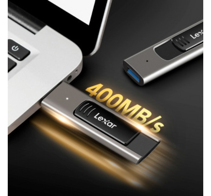 USB флеш накопичувач Lexar 256GB JumpDrive M900 USB 3.1 (LJDM900256G-BNQNG)