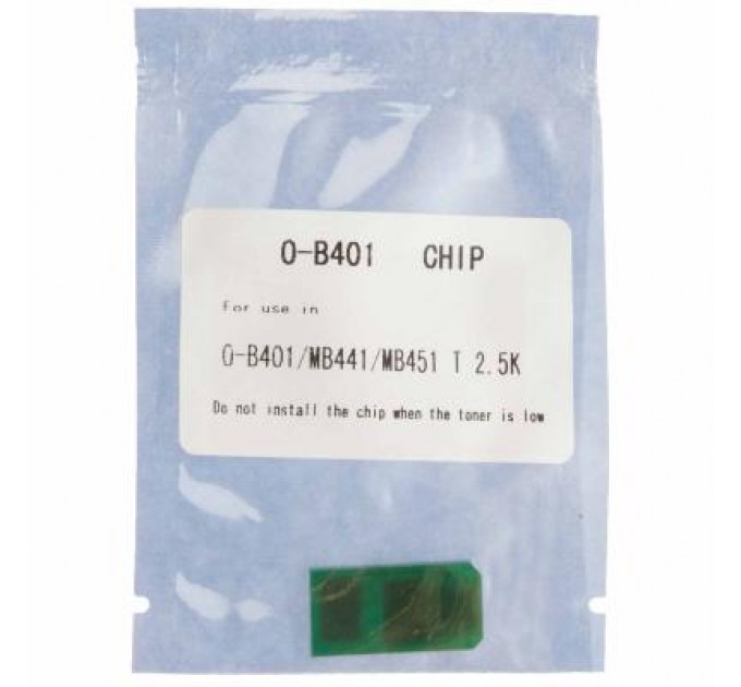 WWM Чип для картриджа OKI B401/MB441/MB451 2.5К Black WWM (JYD-OKIB401T)