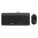 Maxxter Дротовий комплект KMS-CM-05-UA (клавіатура + мишка), мультимедія, сіра