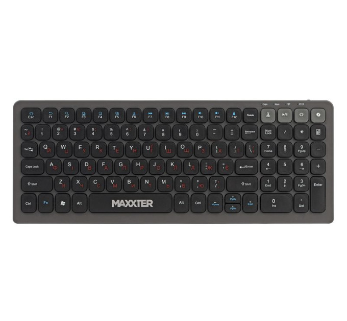 Maxxter Клавіатура бездротова Maxxter KBW-C02B-UA, чорна