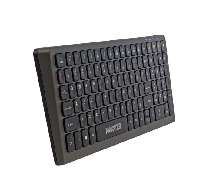 Maxxter Клавіатура бездротова Maxxter KBW-C02B-UA, чорна