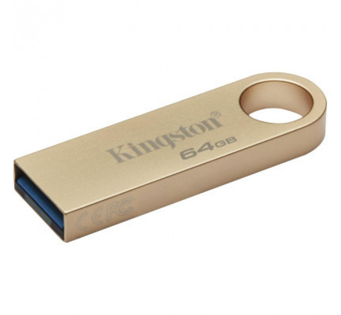 USB флеш накопичувач Kingston 64GB DataTraveler SE9 G3 Gold USB 3.2 (DTSE9G3/64GB)