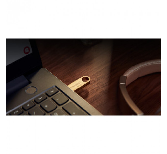 USB флеш накопичувач Kingston 128GB DataTraveler SE9 G3 Gold USB 3.2 (DTSE9G3/128GB)