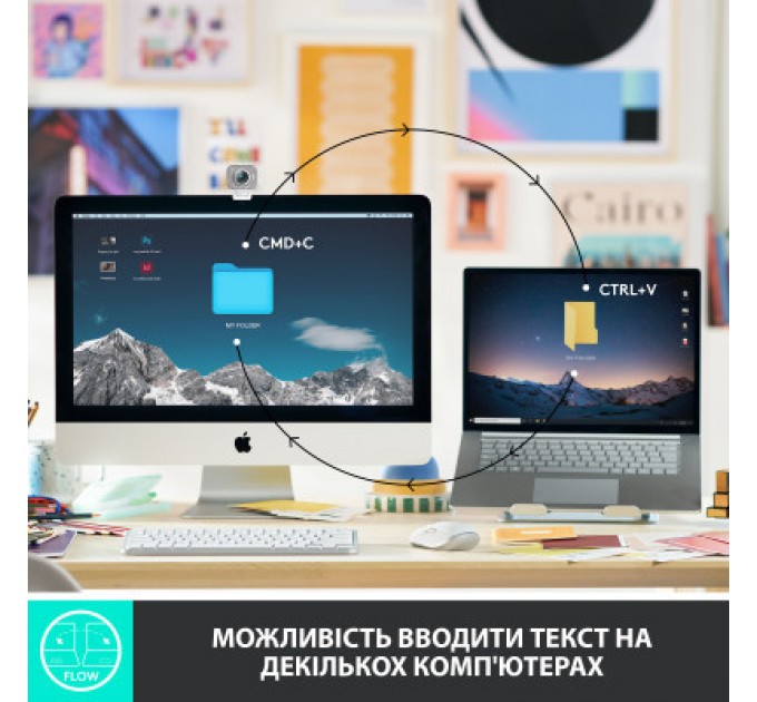 Клавіатура Logitech MX Keys Mini Wireless Illuminated UA Pale Grey (920-010499)