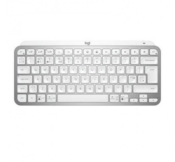 Клавіатура Logitech MX Keys Mini Wireless Illuminated UA Pale Grey (920-010499)