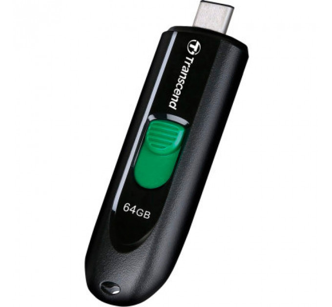 USB флеш накопичувач Transcend 64GB JetFlash 790C Black USB 3.1 Type-C (TS64GJF790C)