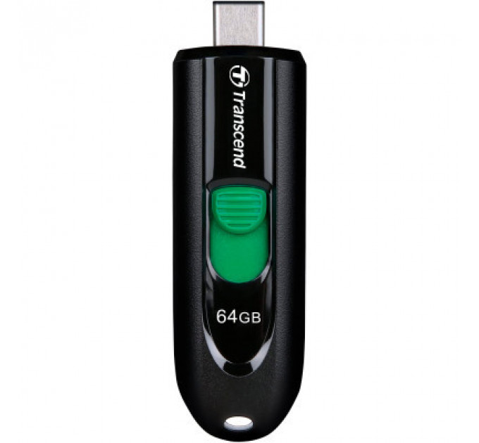 USB флеш накопичувач Transcend 64GB JetFlash 790C Black USB 3.1 Type-C (TS64GJF790C)