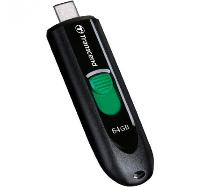 USB флеш накопичувач Transcend 64GB JetFlash 790C Black USB 3.1 Type-C (TS64GJF790C)